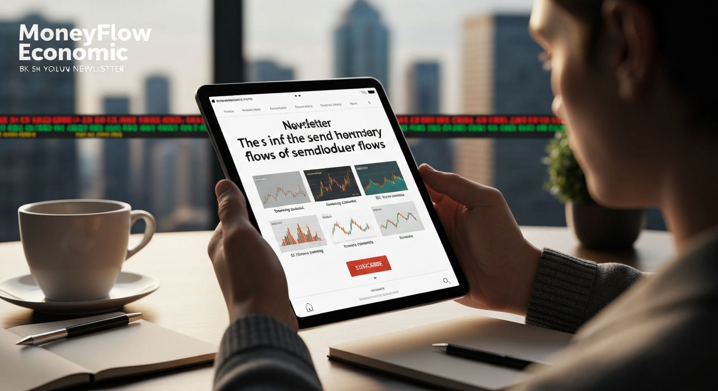 반도체 시장 흐름에 대한 심층 분석 정보를 얻는 투자자를 상징하는 이미지