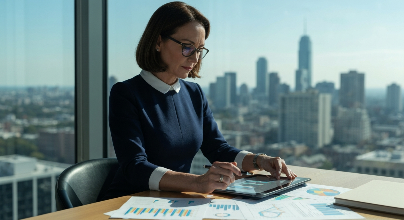 금리 동결 국면에서 투자자의 신중한 자산 배분 전략 재수립 필요성을 강조하는 이미지
