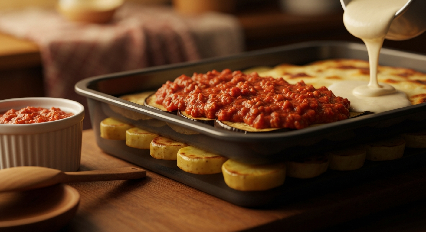 개별 재료를 가공 및 조합하여 새로운 가치를 창출하는 생산 과정을 보여주는 이미지