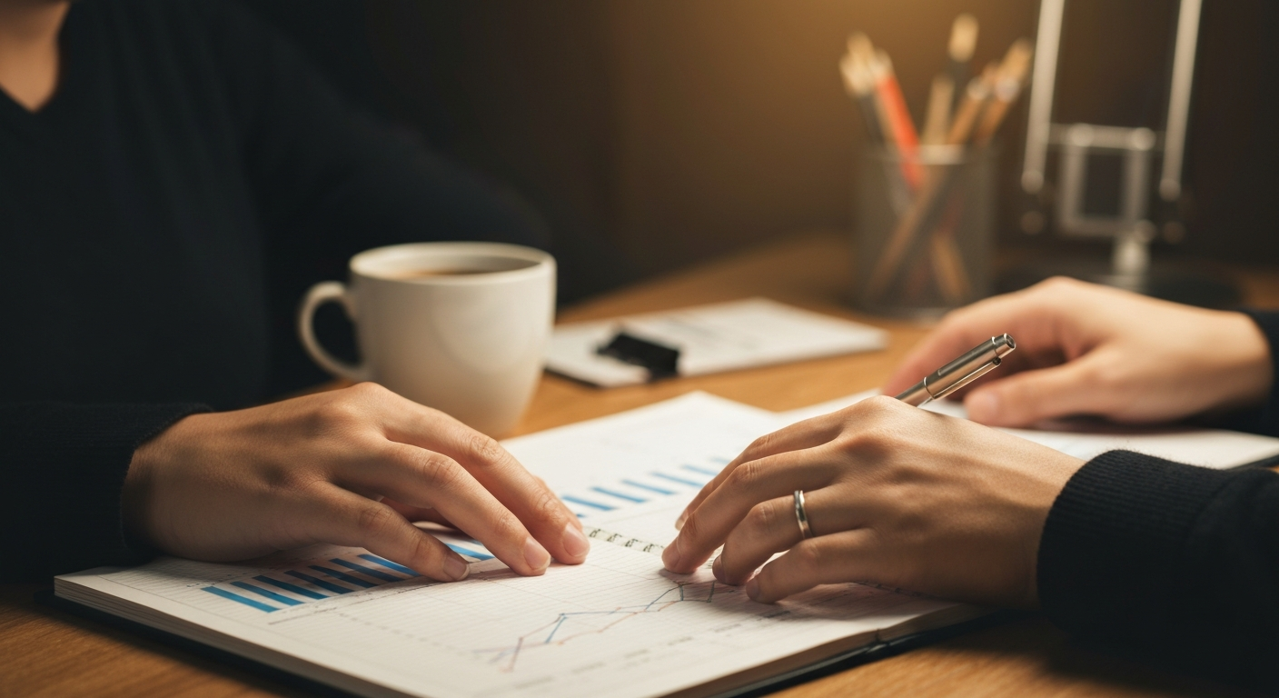 느린 경기 회복기에 개인 재무 관리가 중요함을 강조하는 이미지