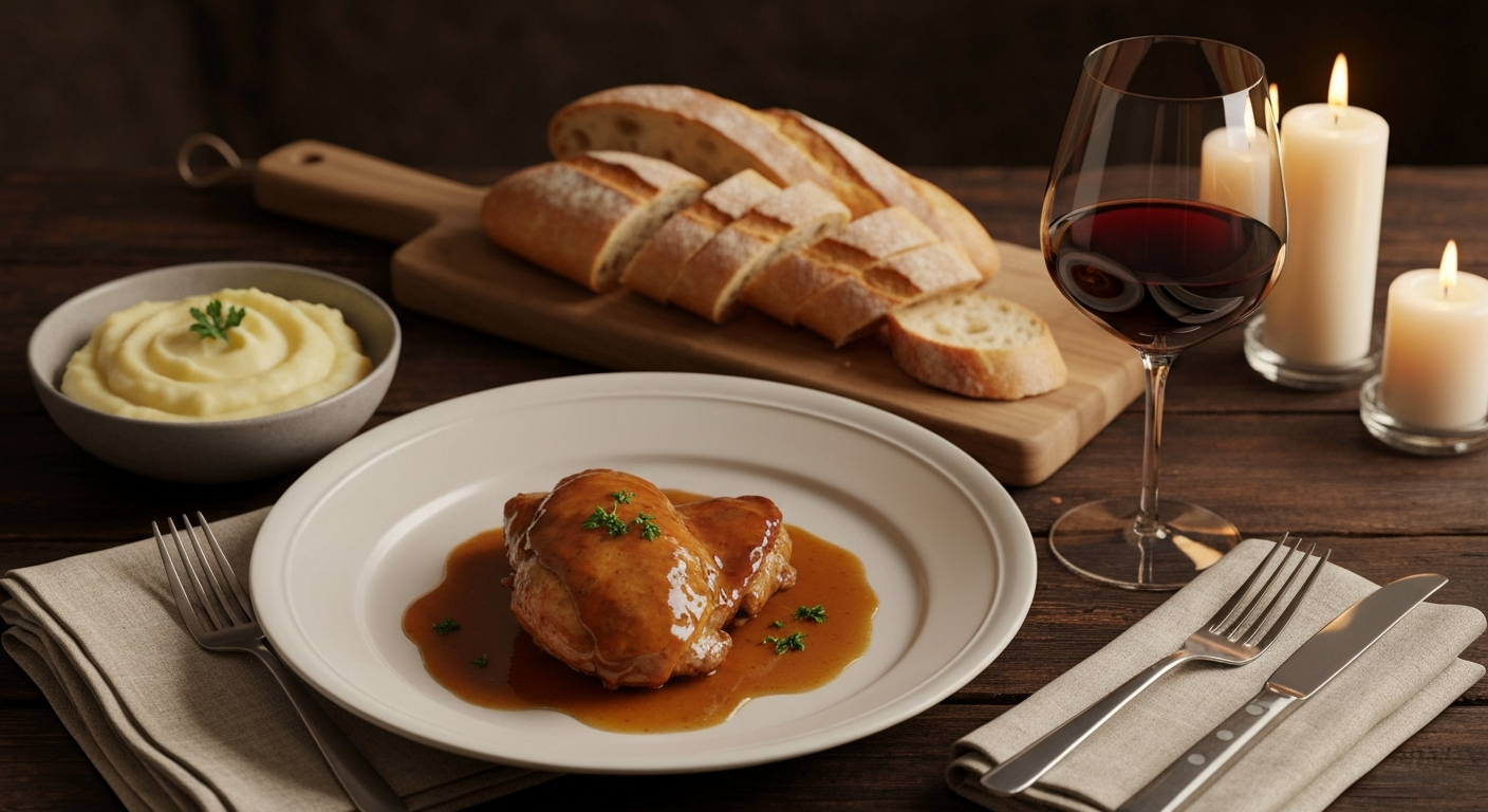 요리의 소비자 만족도를 높이는 전략적 페어링을 통한 식사.